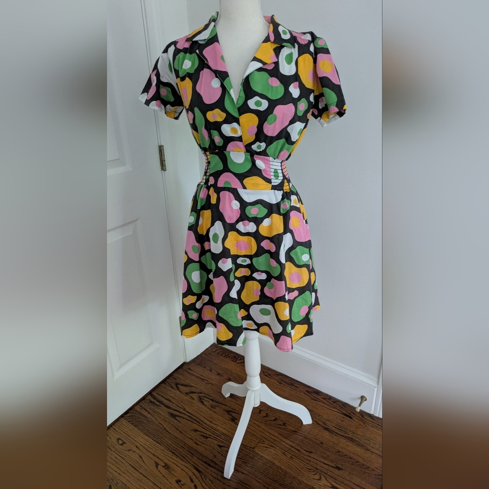 Nooworks Multicolor Egg Print Dress